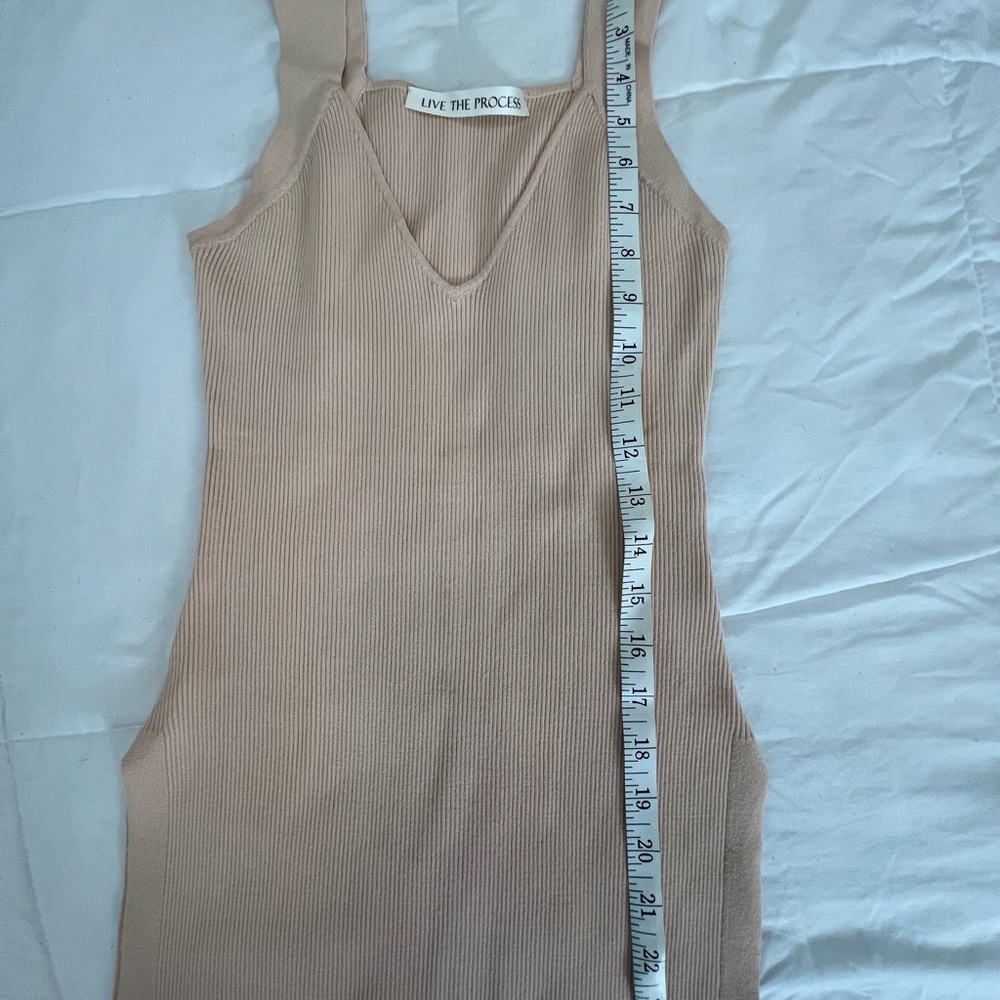 Live The Process Pink Ribbed Knit Tank - Picture 8 of 9